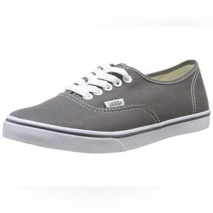 Vans Authentic Low Top Sneakers in Gray and White